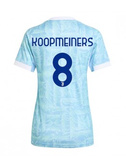 Billige Juventus Teun Koopmeiners #8 Bortedrakt Dame 2025-26 Kortermet